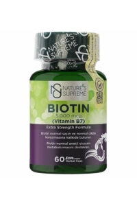 کپسول بیوتین ۵۰۰۰ میکروگرم Natures Supreme – بسته ۶۰ عددی