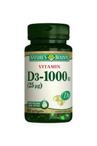کپسول ویتامین D هزار Nature’s Bounty – بسته ۱۰۰ عددی