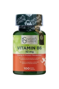 کپسول ویتامین B6 برند Natures Supreme – بسته ۱۰۰ عددی