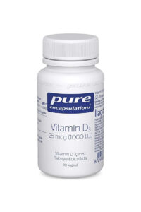 کپسول ویتامین D3 1000lu برند Pure Encapsulations – بسته ۳۰ عددی