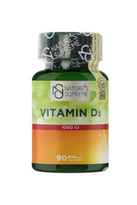 کپسول ویتامین D3 هزار Natures Supreme – بسته ۹۰ عددی