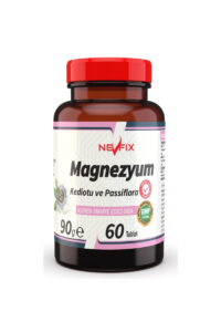 قرص منیزیم سیترات،مالات،بیس گلیسینات Nevfix – بسته 60 عددی