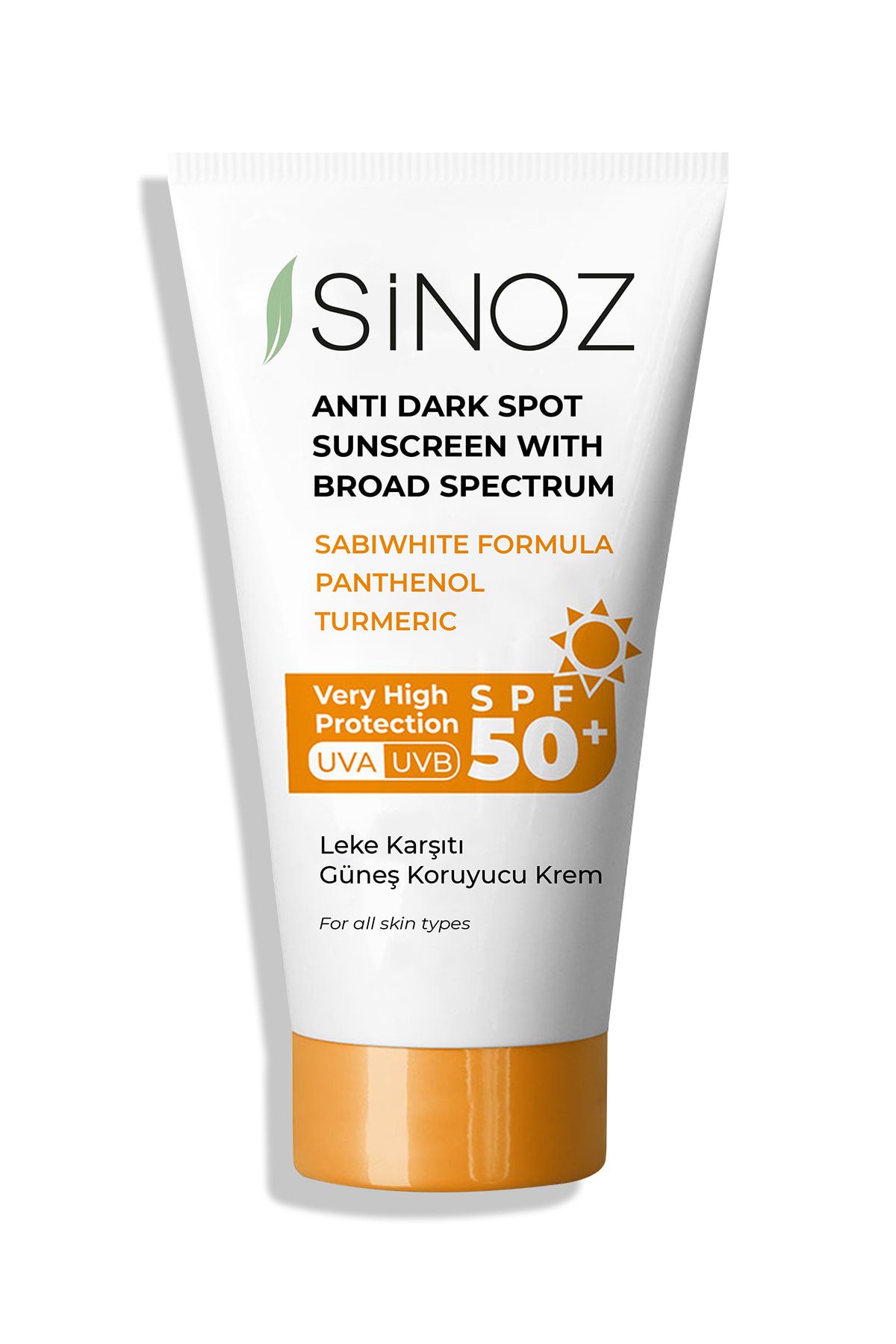 کرم ضد آفتاب Sinoz با SPF 50+ برای انواع پوست