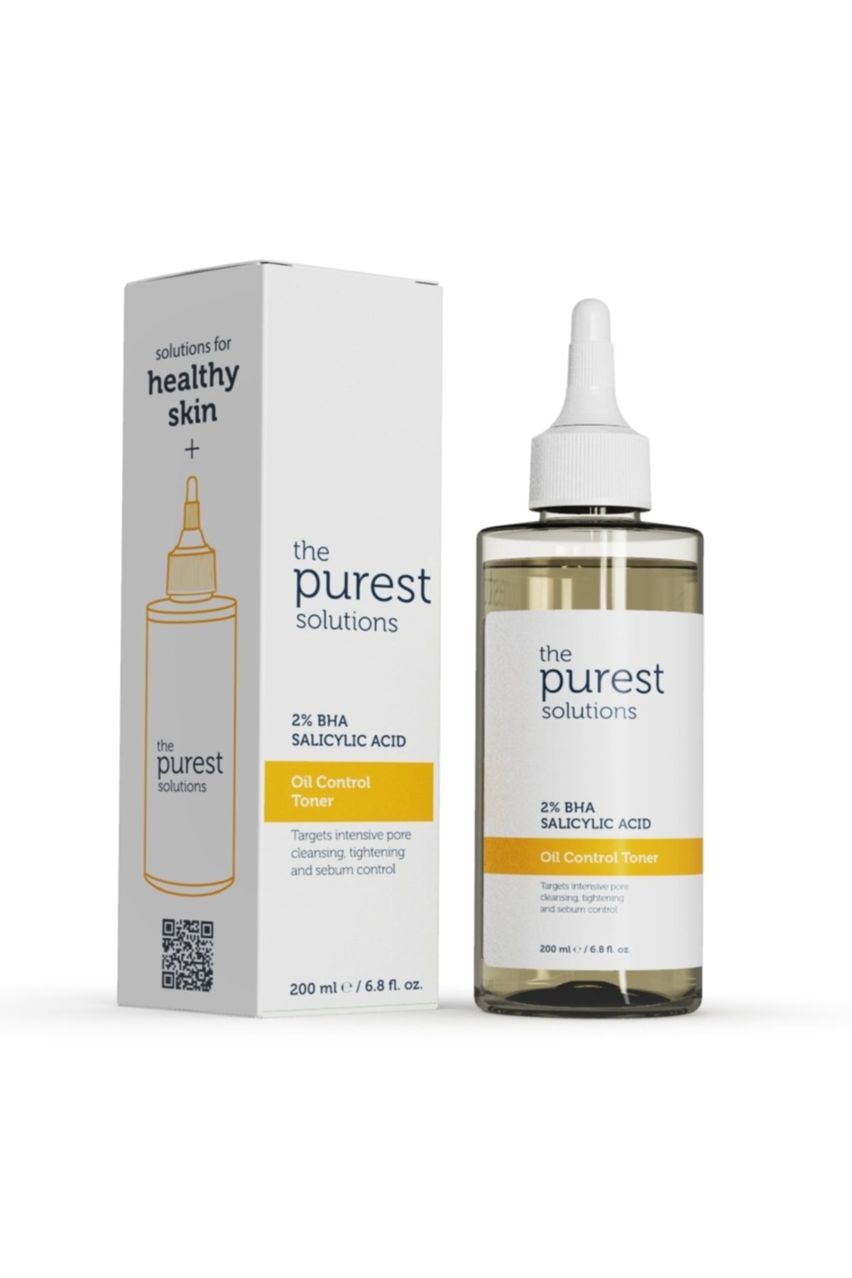تونر تنظیم چربی The Purest Solutions مدل Bha %2