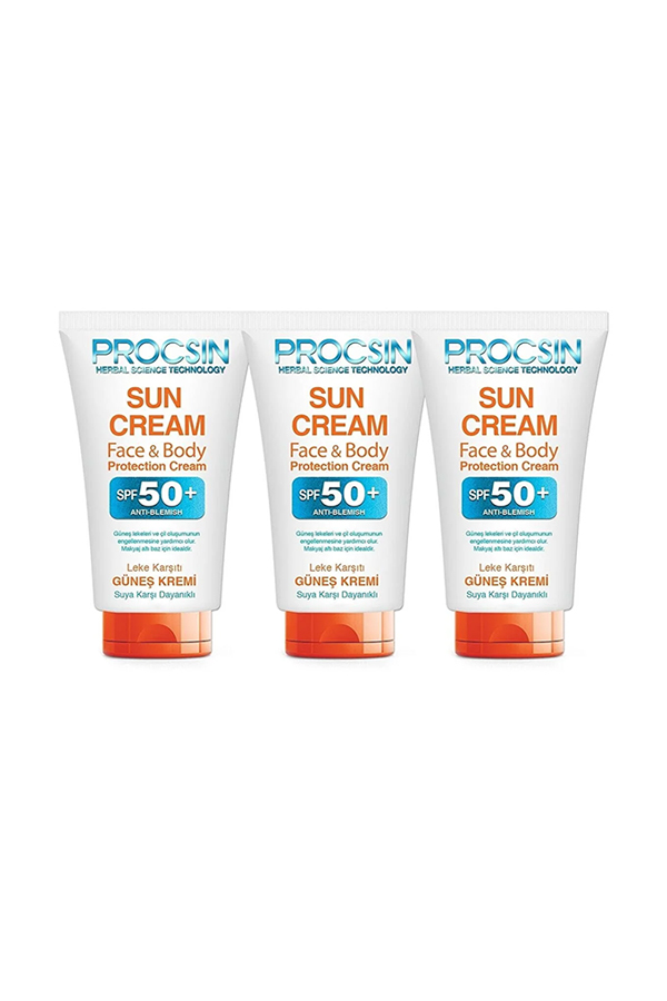 کرم ضد آفتاب ضد لک پروکسین با محافظت SPF 50 حجم ۵۰ میلی - بسته ۳ عددی