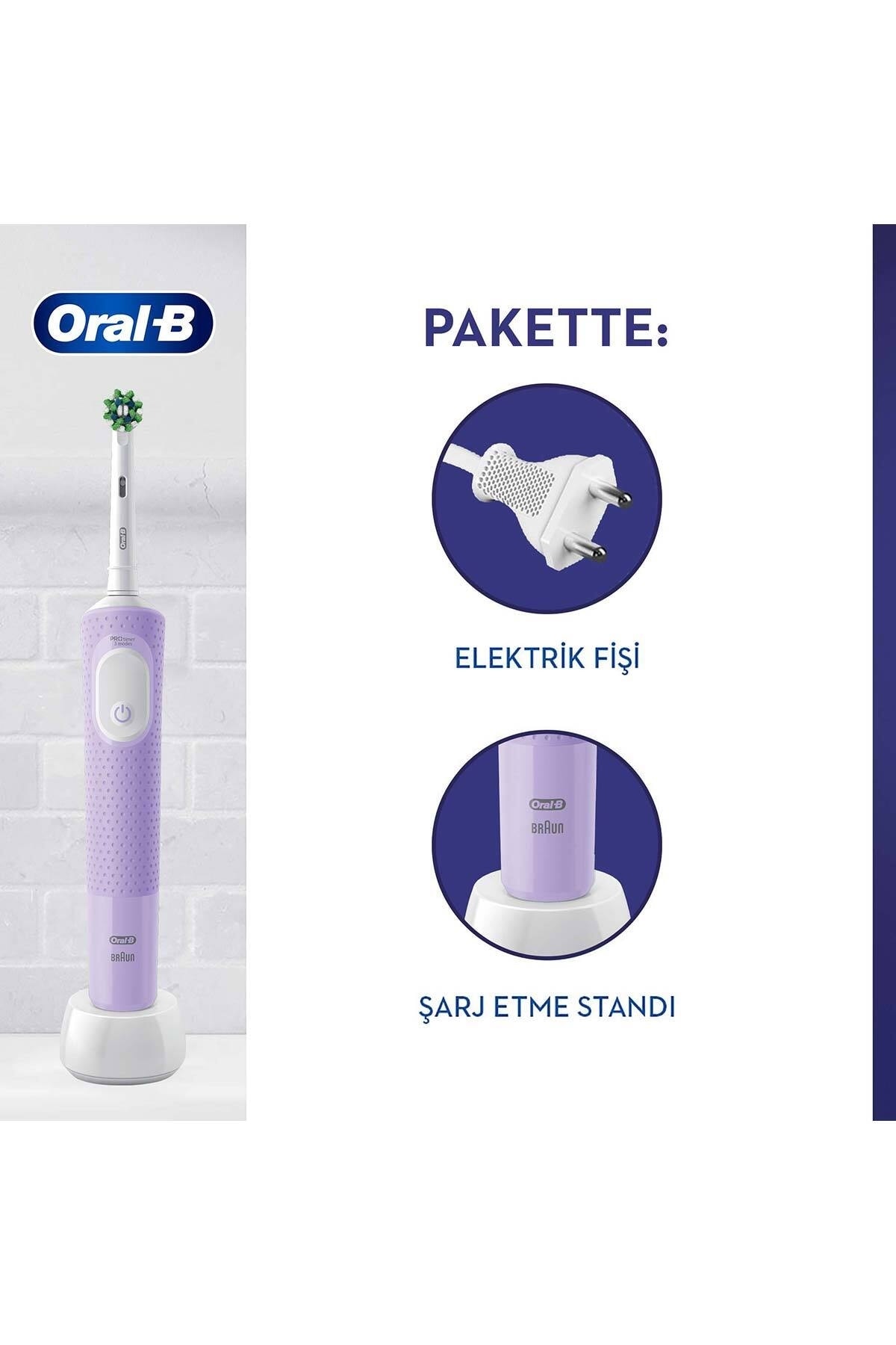 مسواک برقی Oral-B مدل Vitality Pro رنگ یاسی