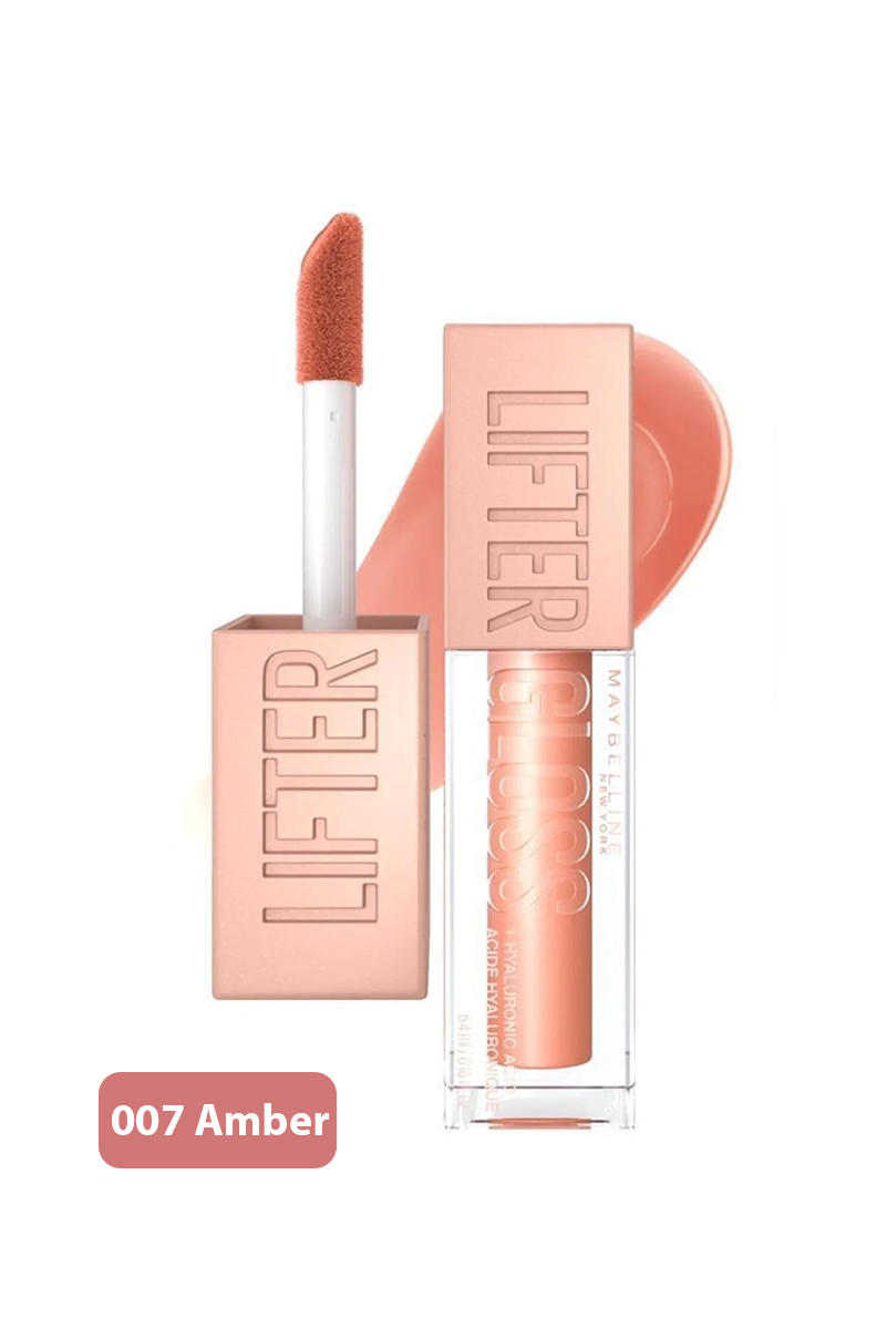 براق کننده لب میبلین مدل Lifter Gloss کد 007 Amber