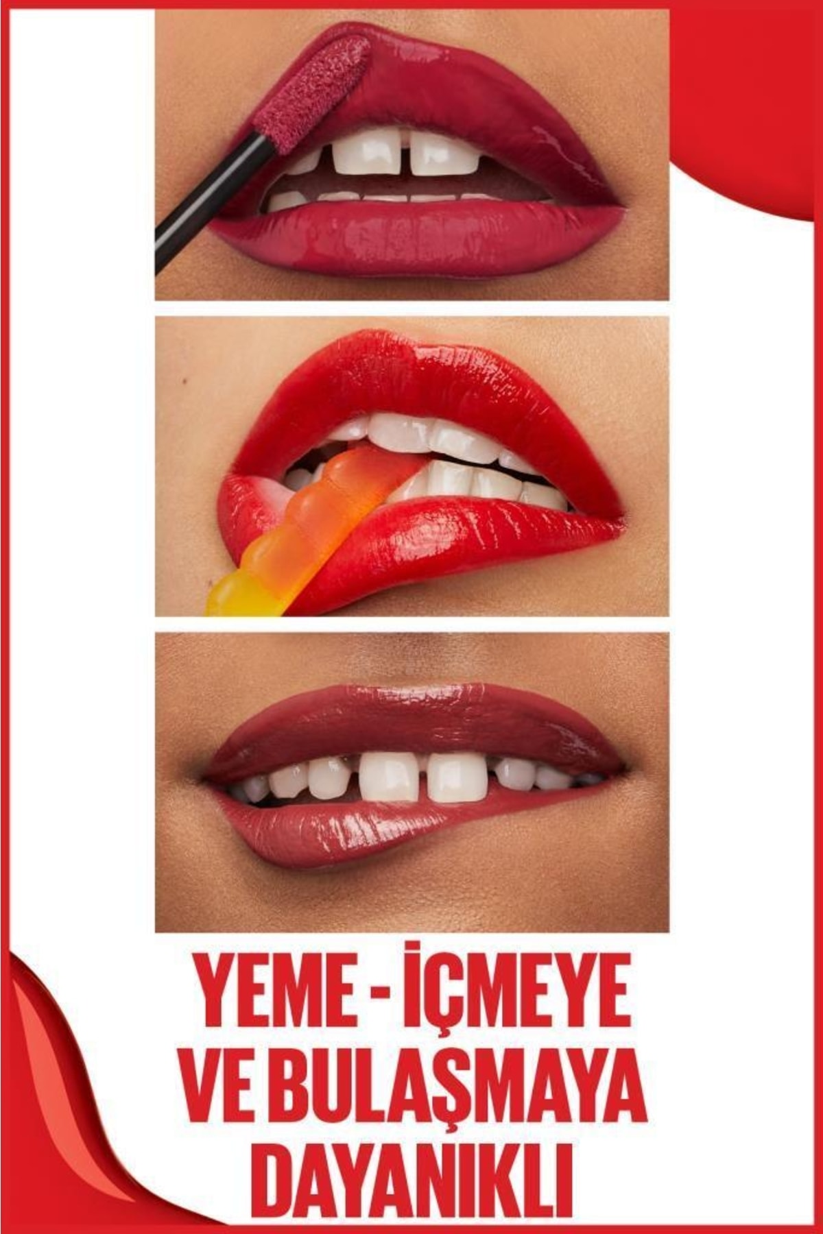 رژ لب مایع میبلین مدل super stay Vinyl Ink کد رنگ 40 Witty - تصویر 9