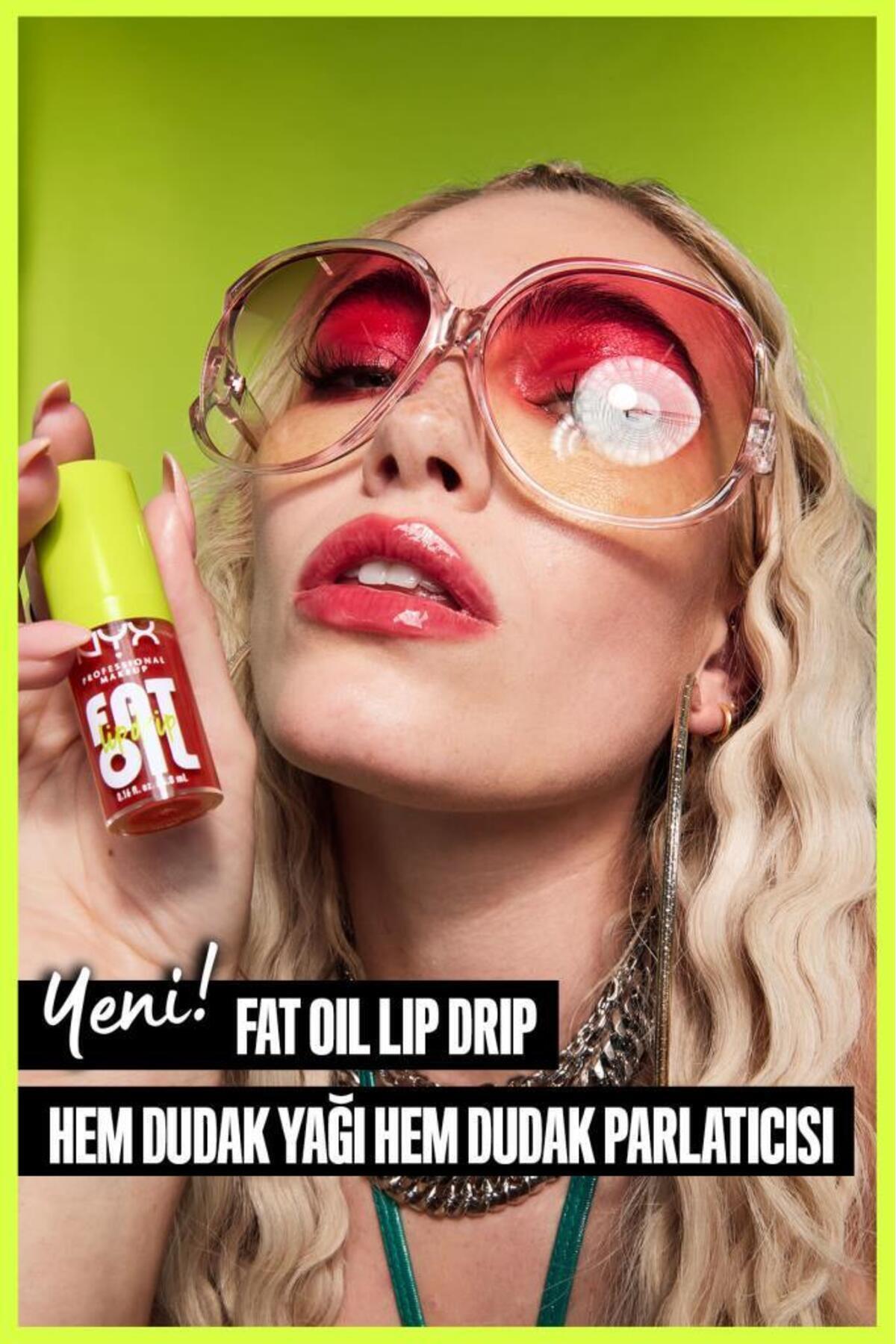 برق لب NYX مدل Fat Oil رنگ Newsfeed
