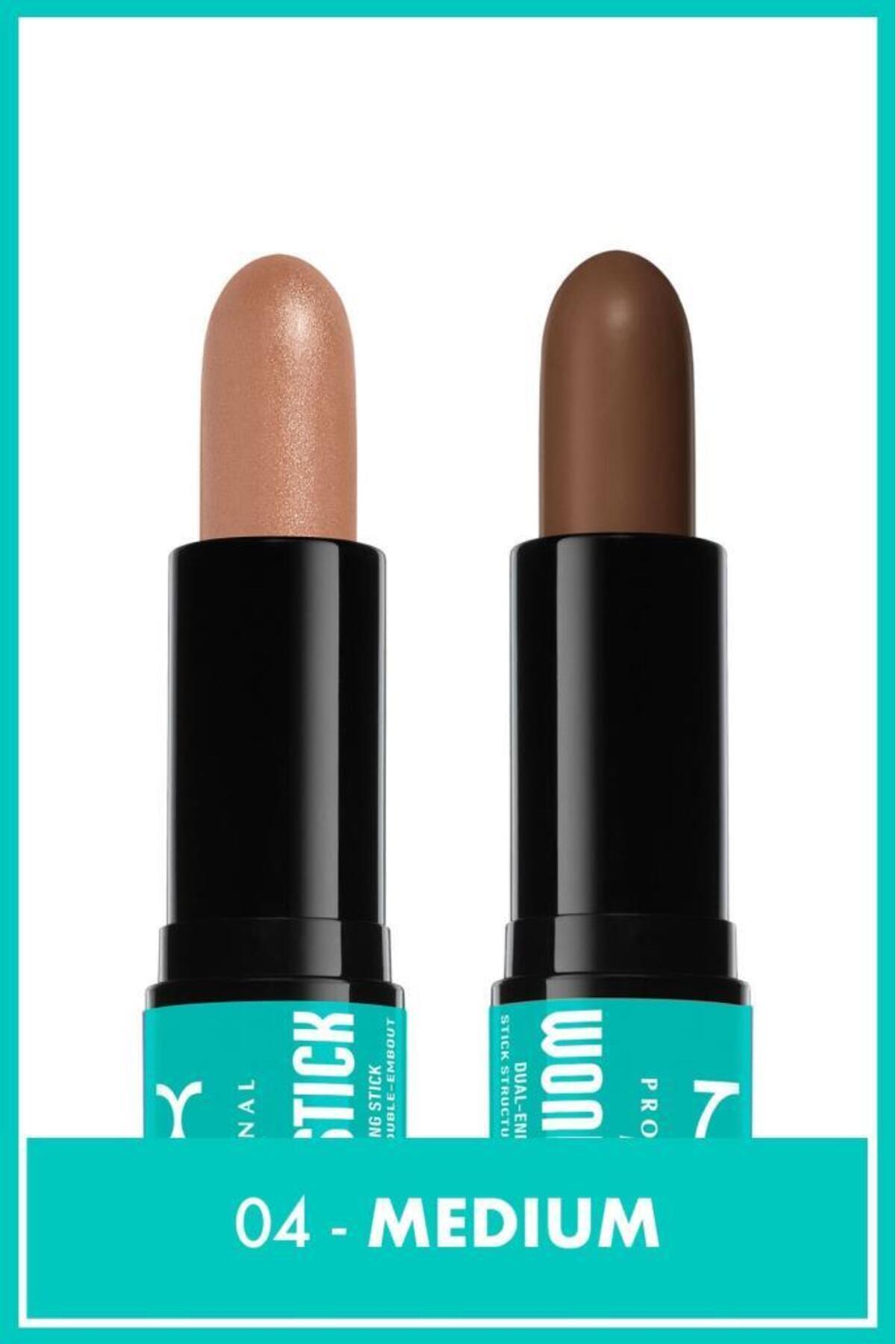کانتور و هایلایتر NYX مدل Wonder Stick رنگ Medium