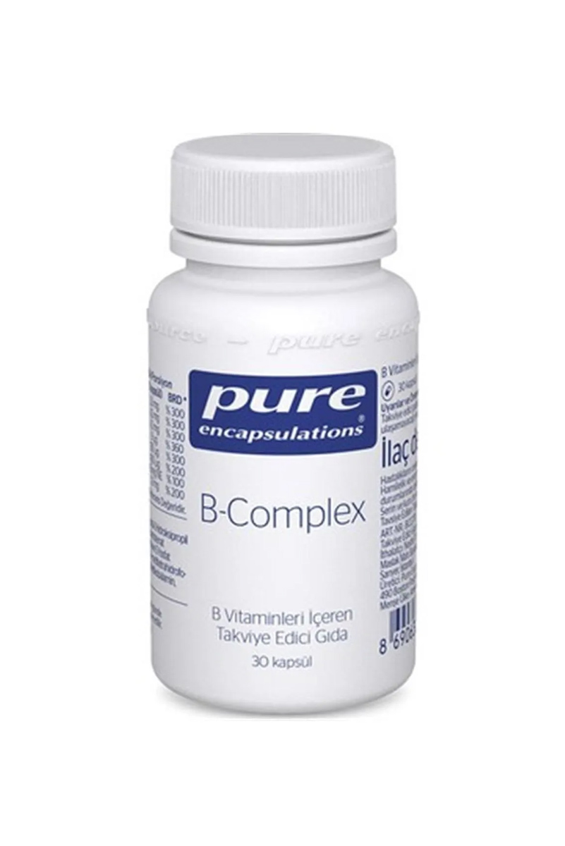 کپسول-ویتامین-B-کمپلکس-Pure-Encapsulations-بسته-۳۰-عددی