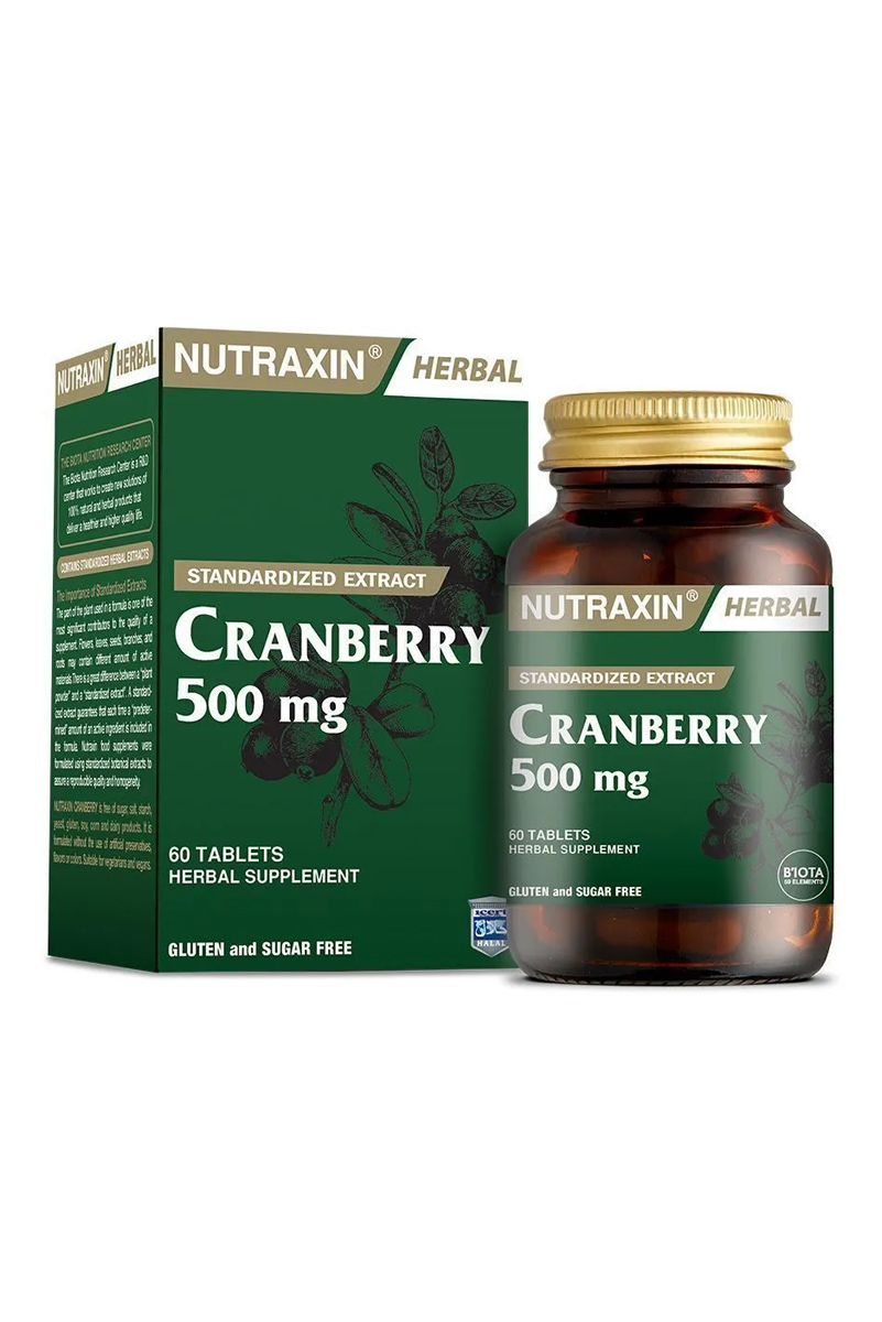 سافت ژل کرن بری 500mg نوتراکسین - بسته 60 عددی