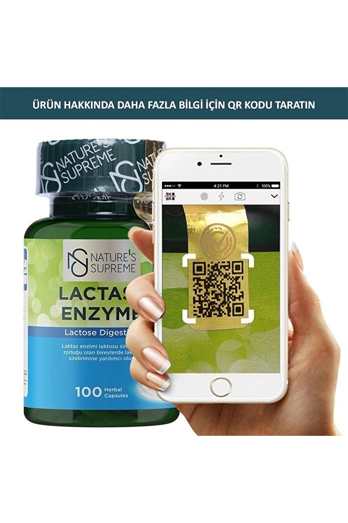 آنزیم لاکتاز Natures Supreme - بسته ۱۰۰ عددی - تصویر 5