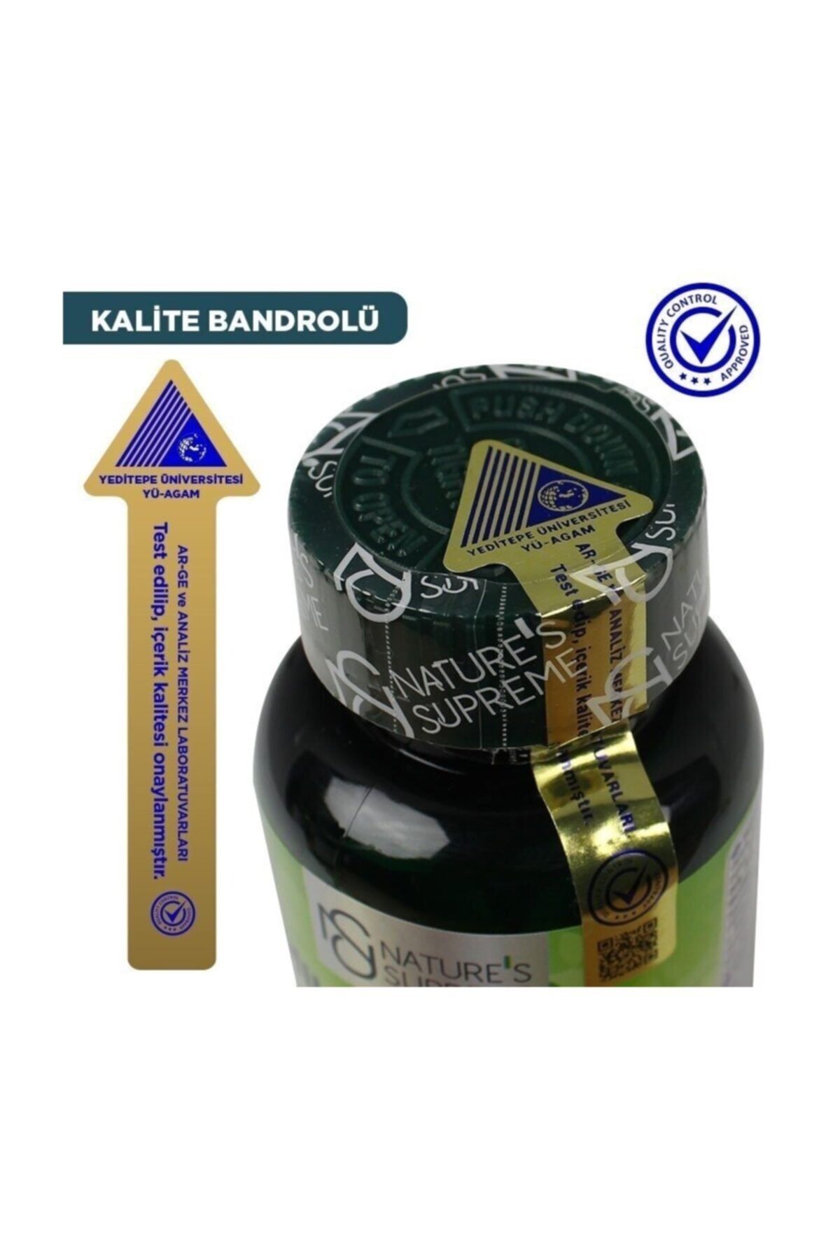 قرص کلسیم و ویتامین D3 برند Natures Supreme - بسته ۶۰ عددی