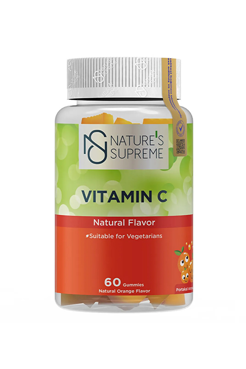 قرص ویتامین C جویدنی Natures Supreme - بسته ۶۰ عددی