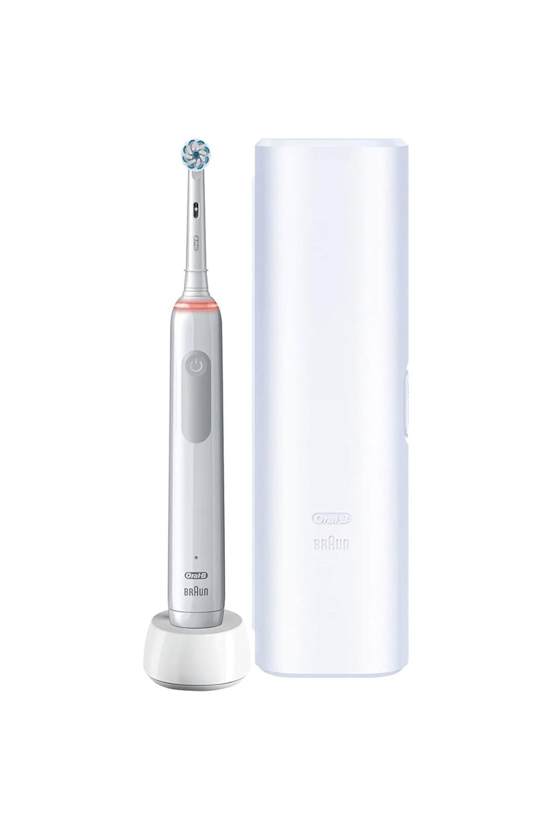مسواک برقی Oral-B مدل Pro 3500 رنگ نقره ای
