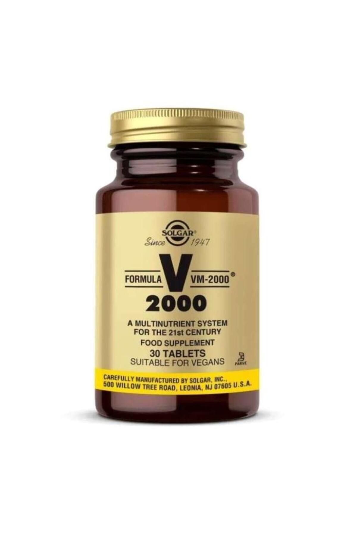 قرص مولتی ویتامین Vm-2000 سولگار - بسته ۳۰ عددی