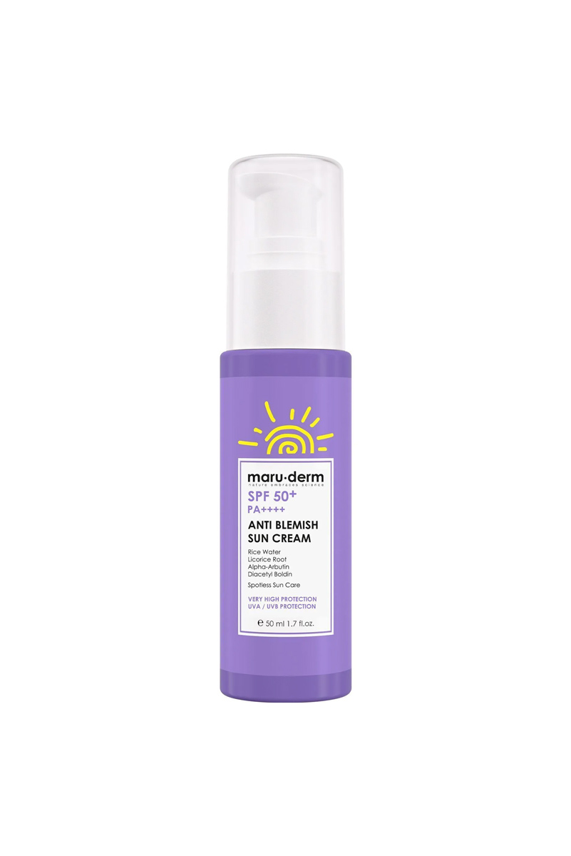 کرم ضد آفتاب ضدلک SPF +50 مارودرم حجم 50 ml