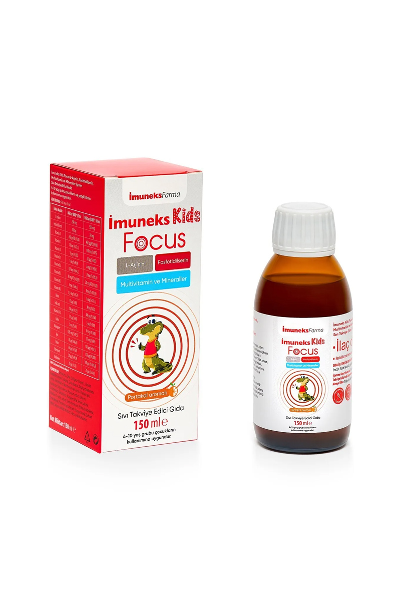 شربت مکمل غذایی کودکان حاوی ال آرژنین Imuneks – مقدار 150ml