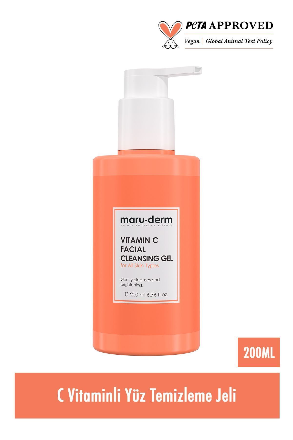 ژل شستشوی صورت ویتامین C مارودرم حجم 200 ml