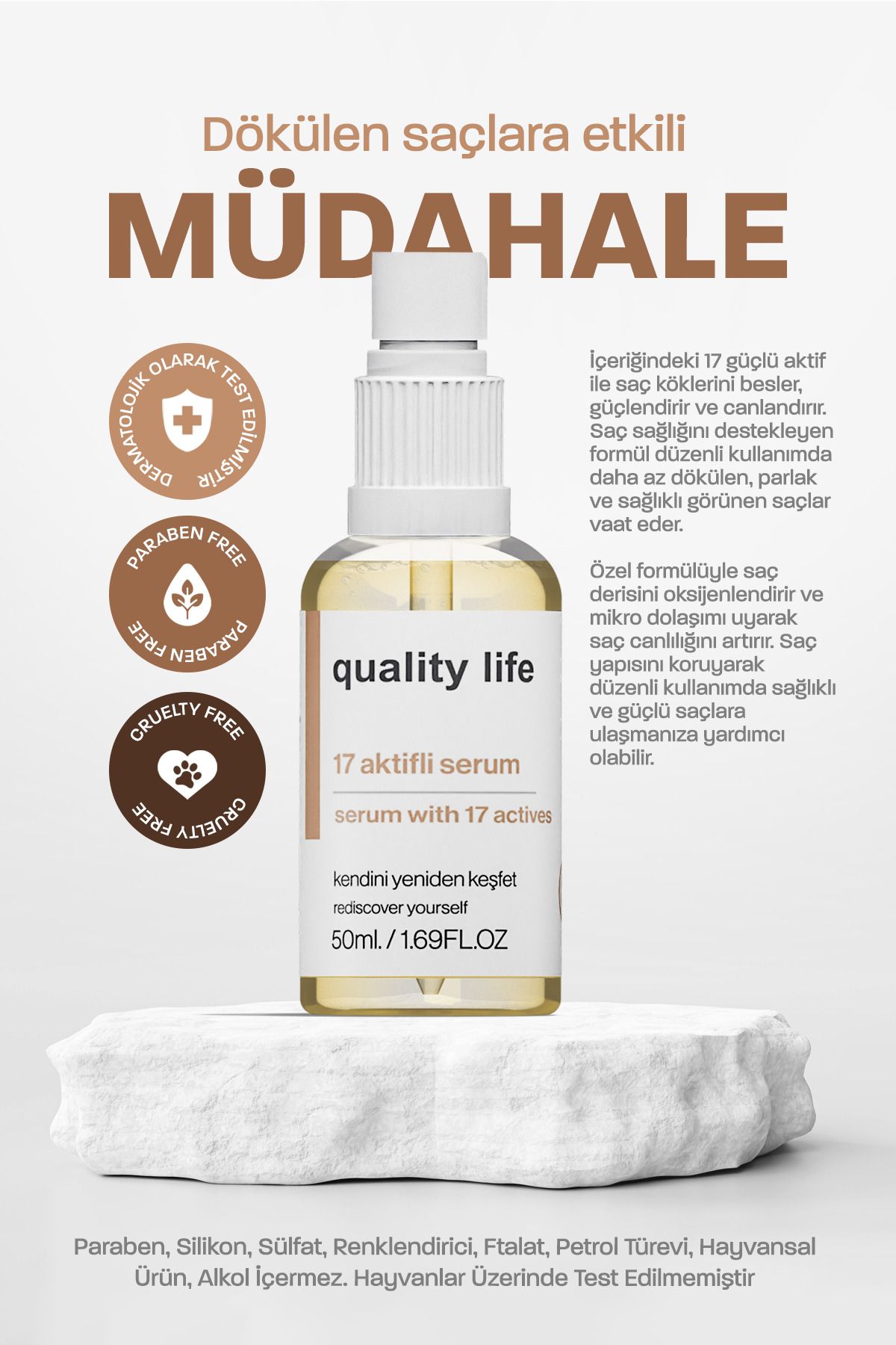 سرم تقویت کننده و رفع چربی مو Quality Life