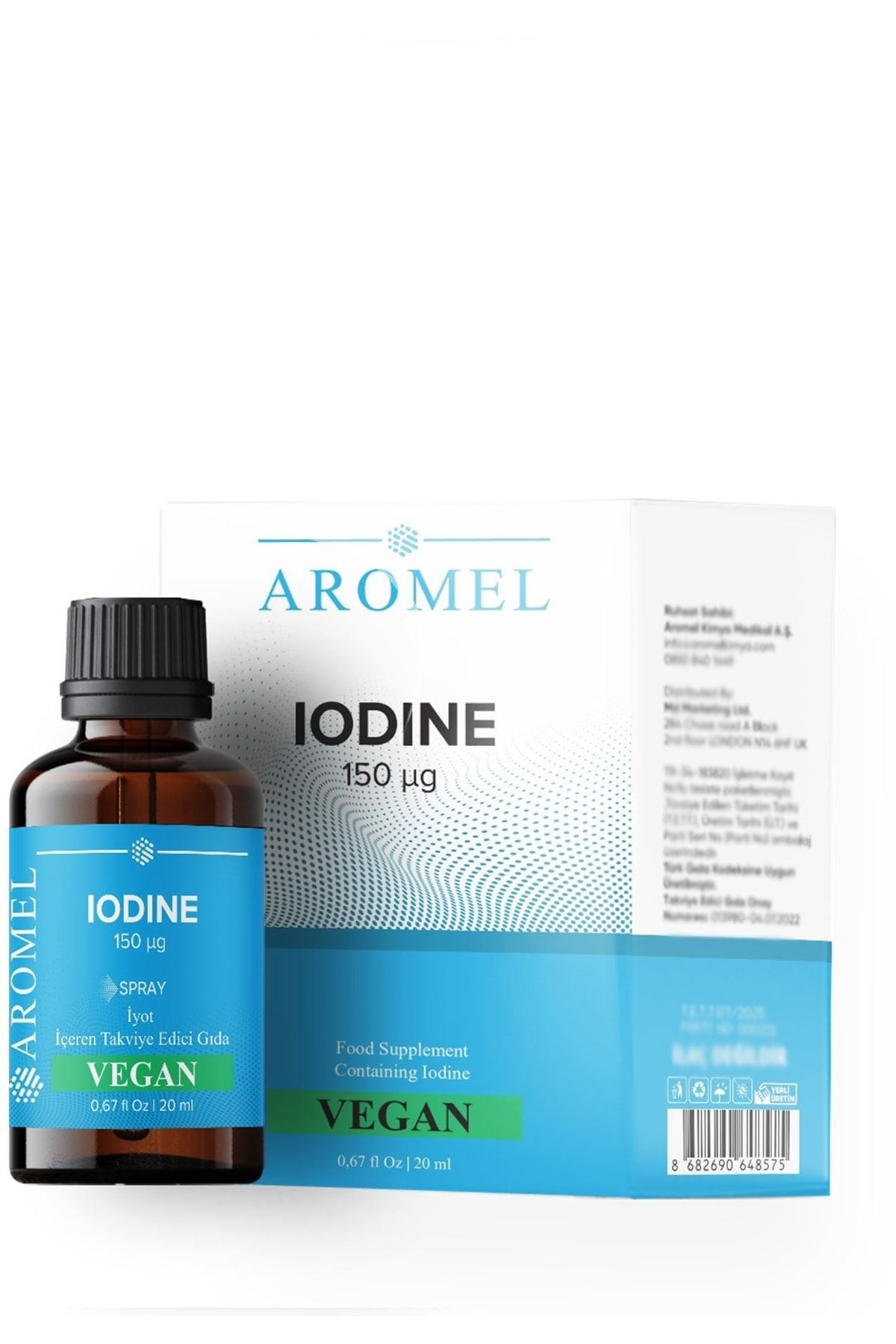 اسپری مکمل ید Aromel - مقدار 20 ml - تصویر 5