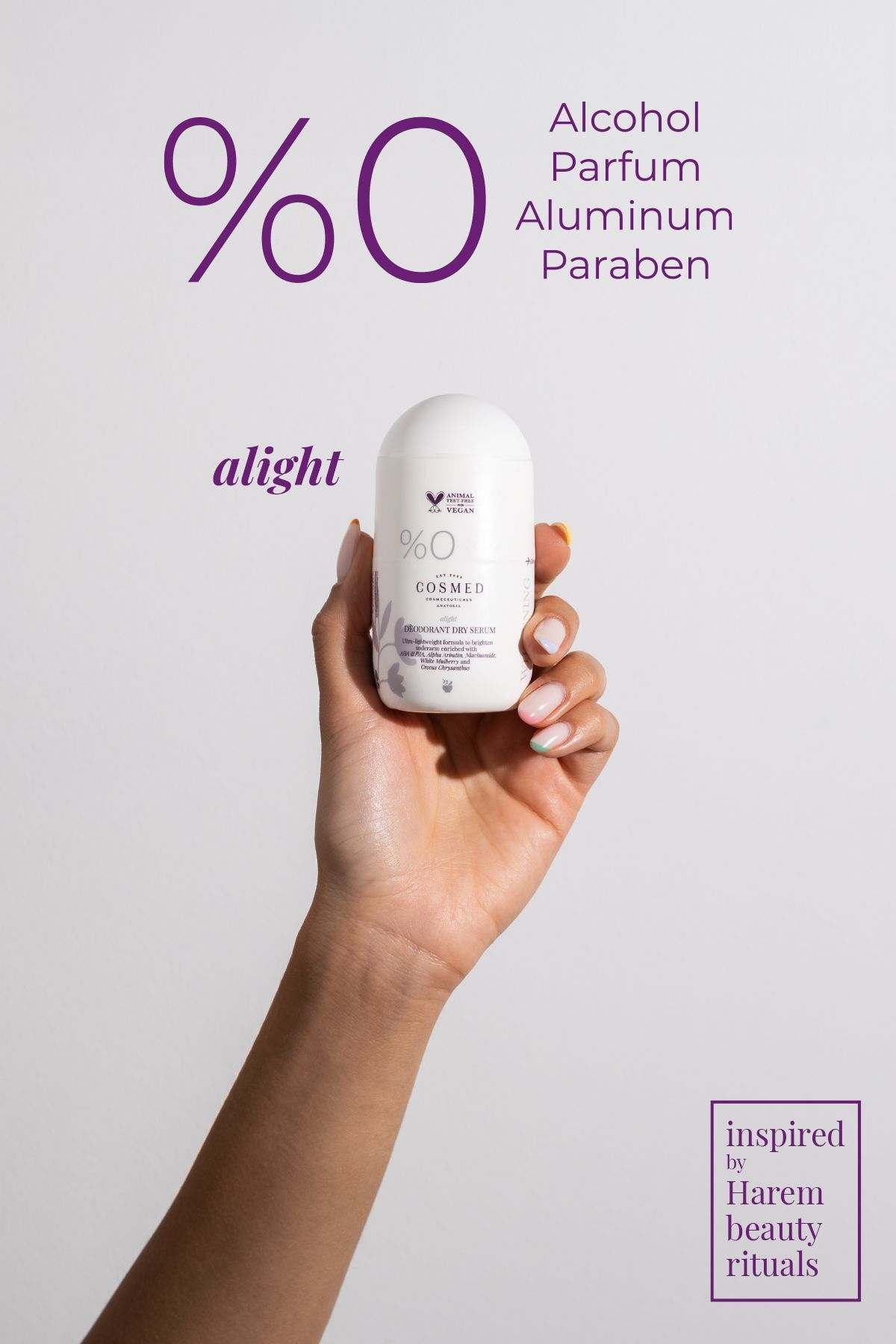 پودر دئودورانت آلایت رولی COSMED حجم 50 ml