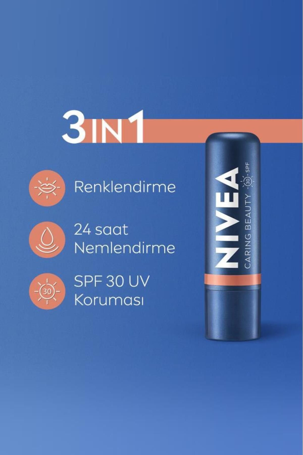 بالم لب رنگی NIVEA حجم 4.8 gr