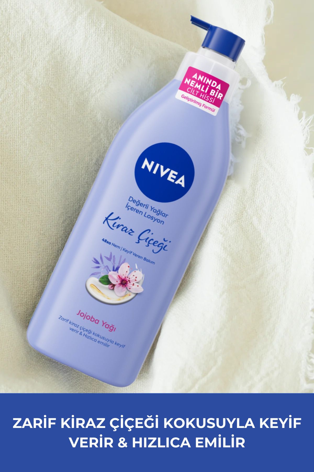 لوسیون بدن سفت کننده ویتامین C و شکوفه گیلاس NIVEA - بسته ۲ عددی