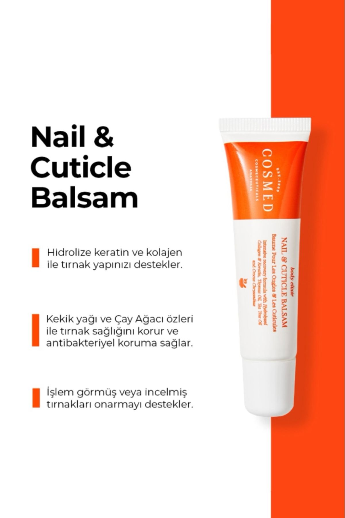 کرم تقویت کننده ناخن COSMED حجم 15 ml