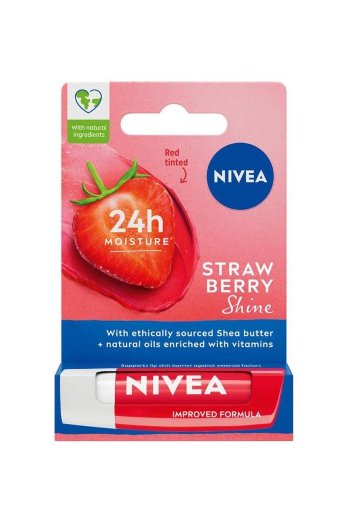 بالم لب رایحه توت فرنگی NIVEA حجم 4.8gr