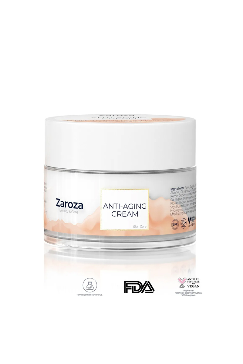 کرم مرطوب کننده ضد چین و چروک ZAROZA حجم 50 ml