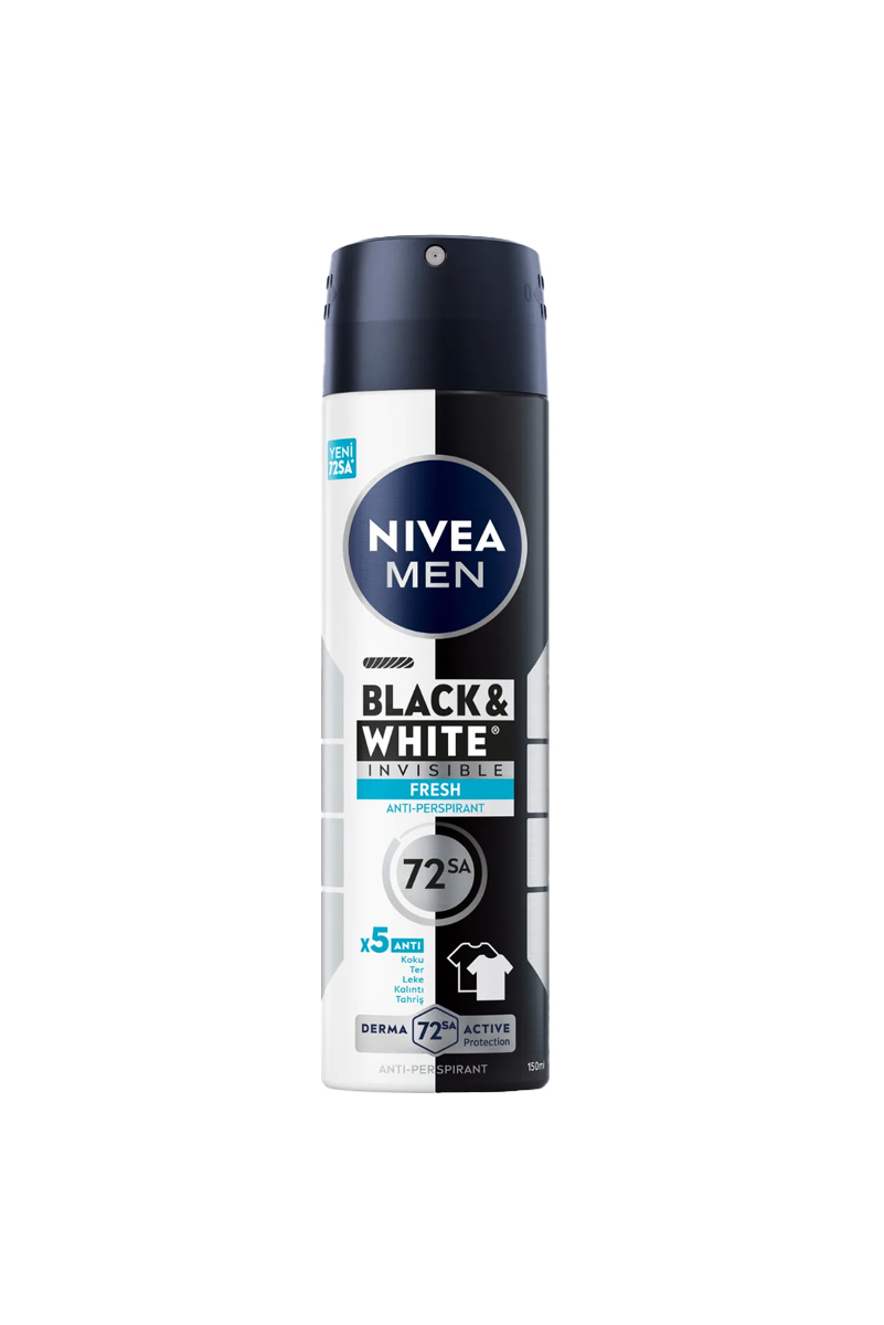 اسپری دئودورانت مردانه 72 ساعته NIVEA حجم 150 ml