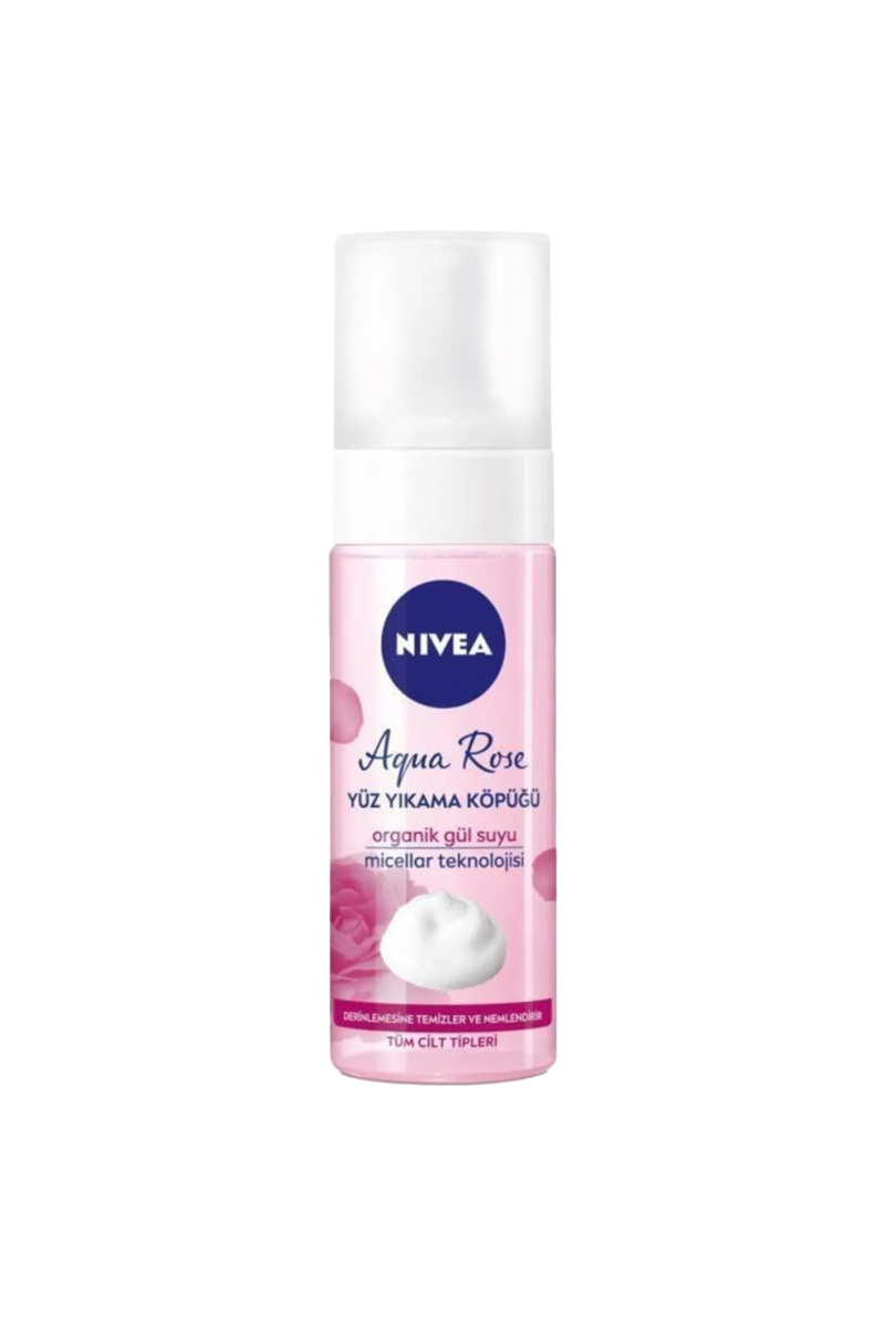 فوم شست و شوی صورت گل رز NIVEA حجم 150 ml