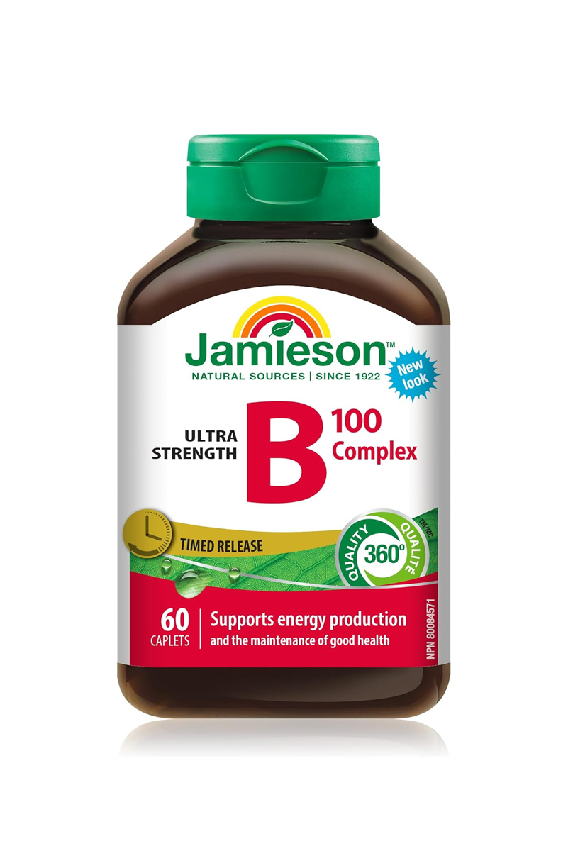 قرص ویتامین B کمپلکس Jamieson - بسته 60 عددی