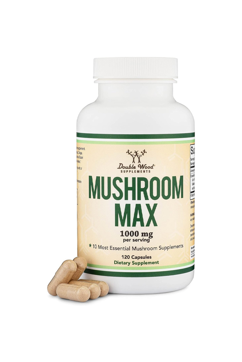 کپسول Mushroom Complex برند Double Wood - بسته 120 عددی