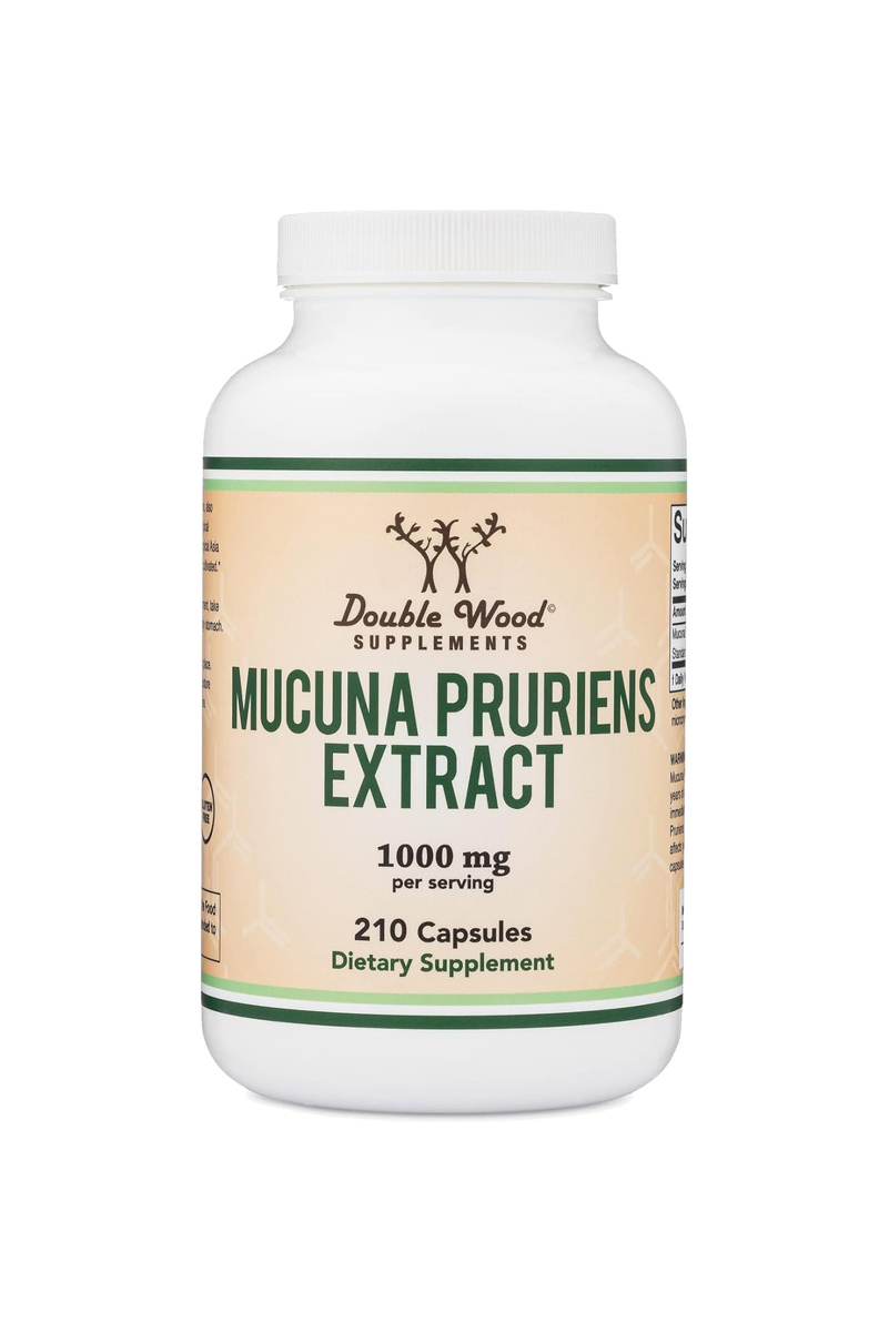 کپسول Mucuna Pruriens برند Double Wood - بسته ۲۱۰ عددی
