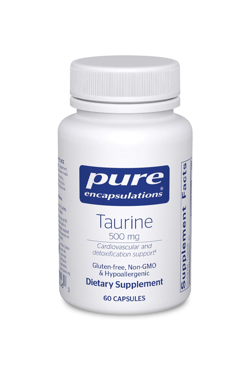 کپسول تائورین ۵۰۰ میلی گرم Pure Encapsulations – بسته ۶۰ عددی