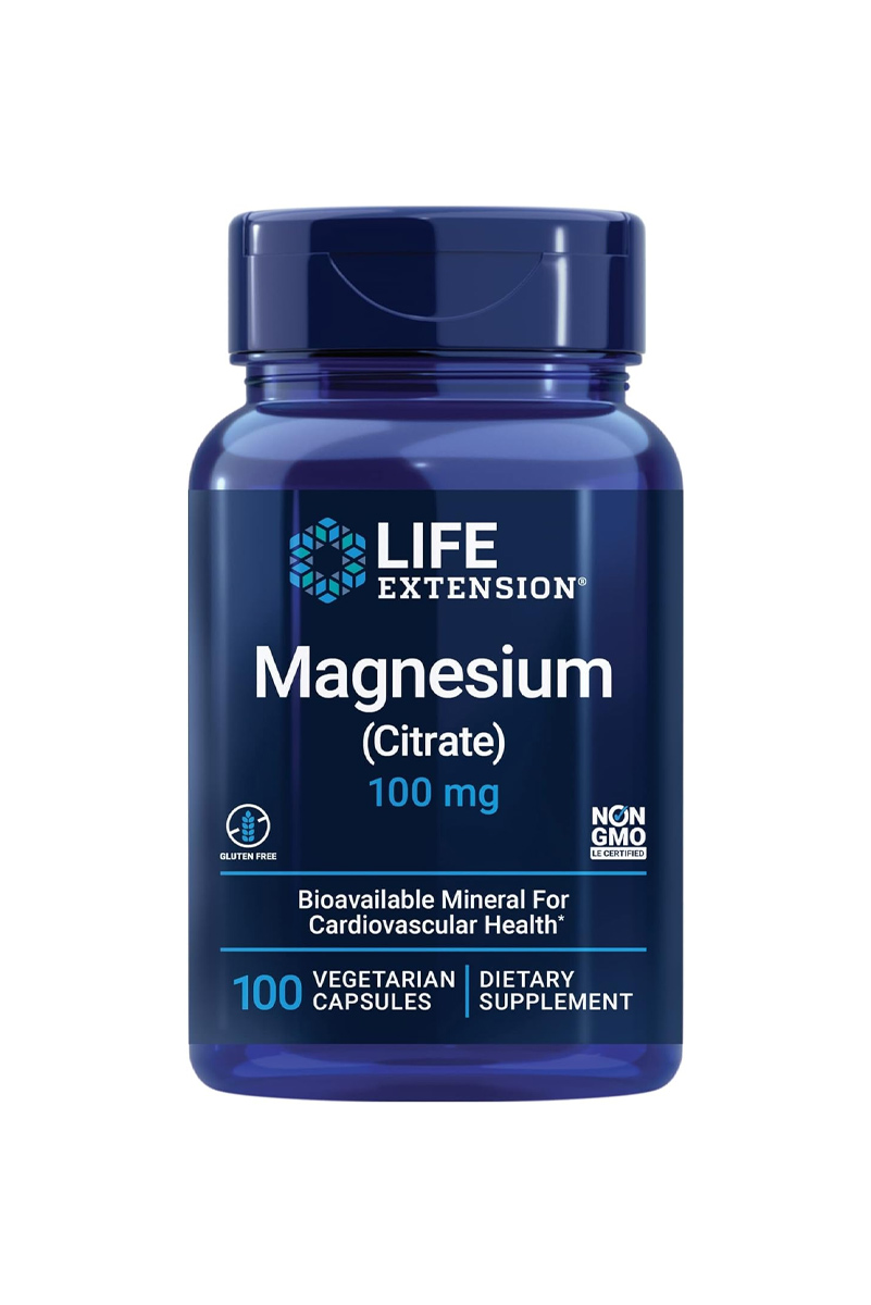 کپسول منیزیم سیترات Life Extension - بسته 100 عددی