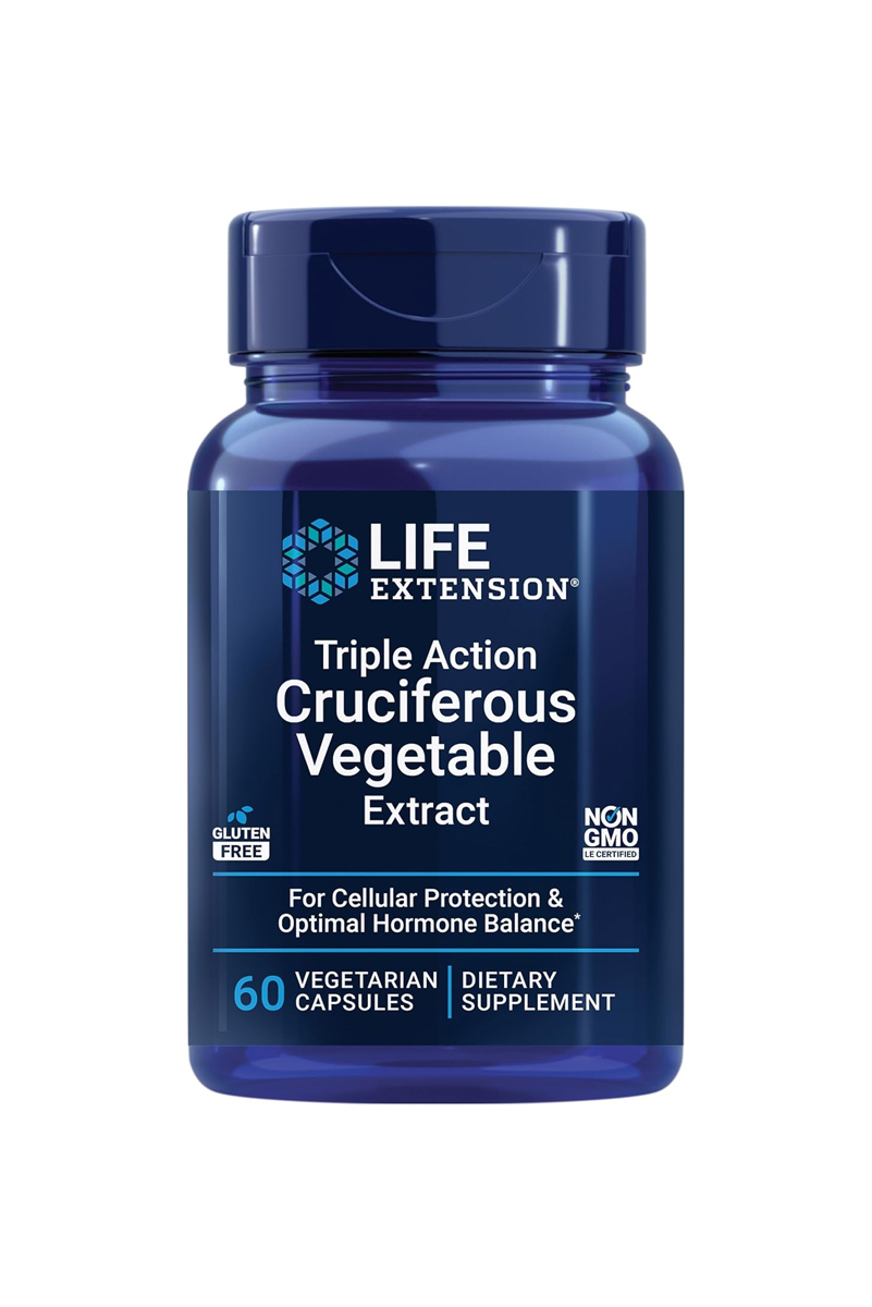 کپسول عصاره سبزیجات چلیپایی Life Extension - بسته 60 عددی