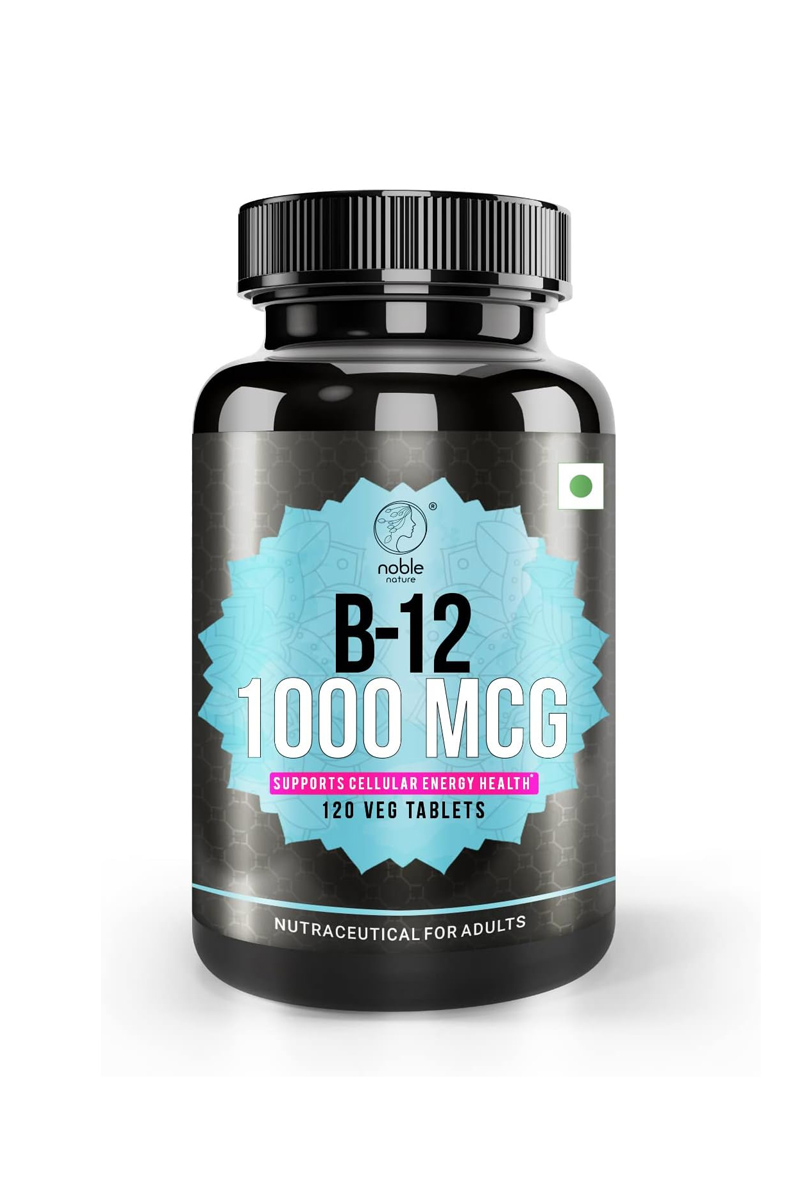 قرص ویتامین B12 برند Noble Nature - بسته ۱۲۰ عددی
