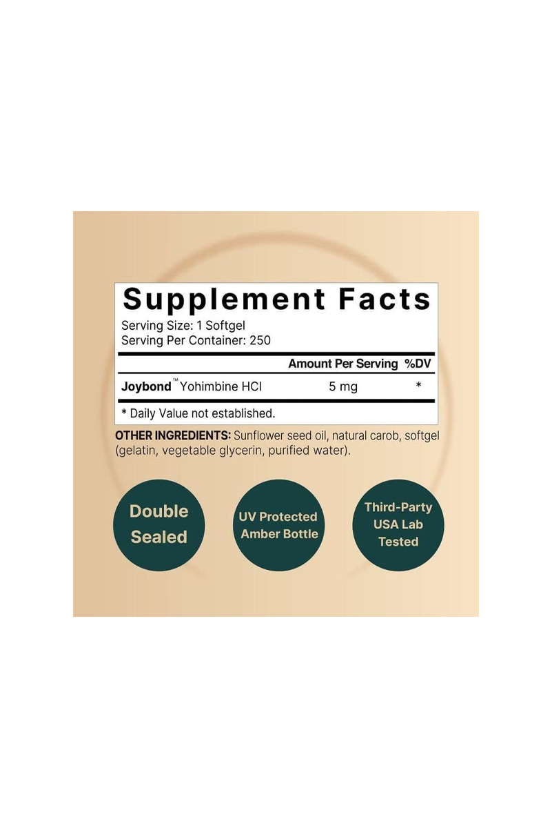 کپسول Yohimbine (افزایش انرژی و متابولیسم) NatureBell - بسته 250 عددی