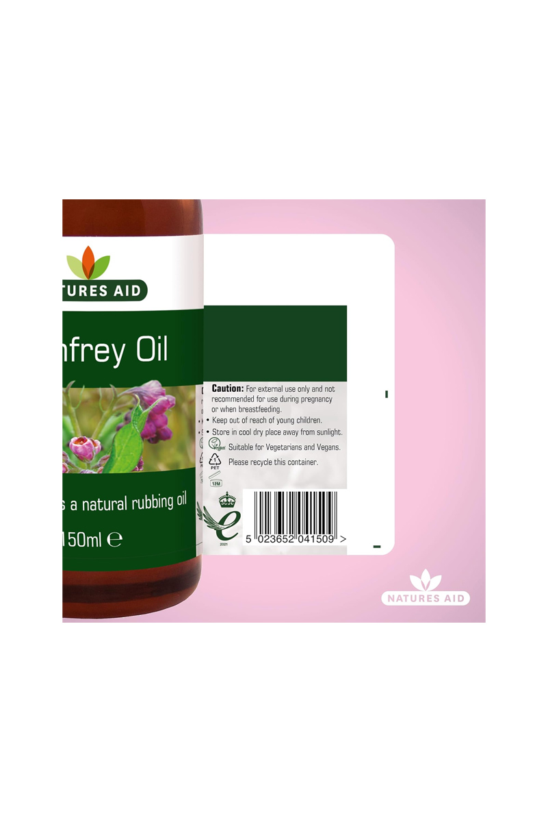 روغن گیاهی کامفری برای تسکین دردهای موضعی Natures Aid - حجم ۱۵۰ میلی لیتر