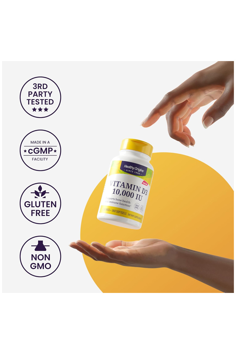 سافت ژل Astaxanthin سه گانه پشتیبانی قلب، سیستم ایمنی و مفاصل Healthy Origins - تصویر 3