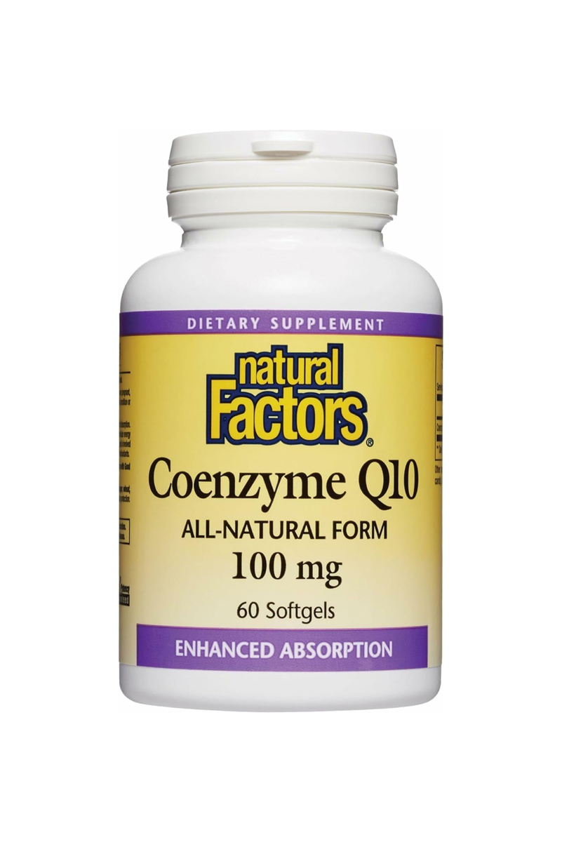 سافت ژل کوانزیم Q10 کاملا طبیعی Natural Factors – بسته ۶۰ عددی