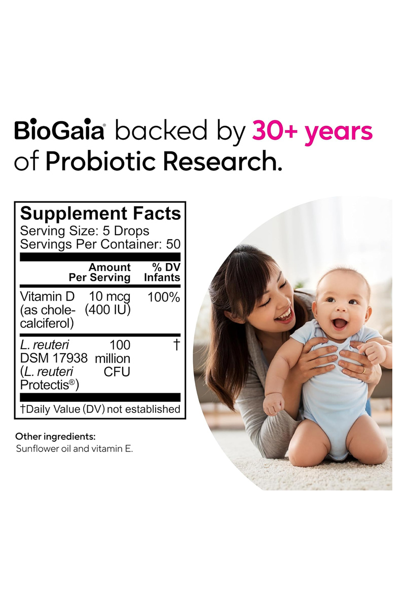 قطره پروبیوتیک مخصوص نوزادان، شیرخواران و کودکان BioGaia