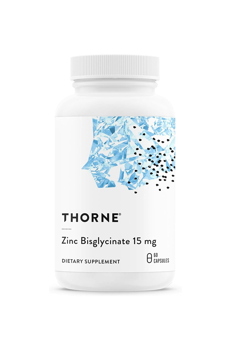 کپسول زینک بیس گلیسینات ۱۵ میلی گرم THORNE - بسته ۶۰ عددی